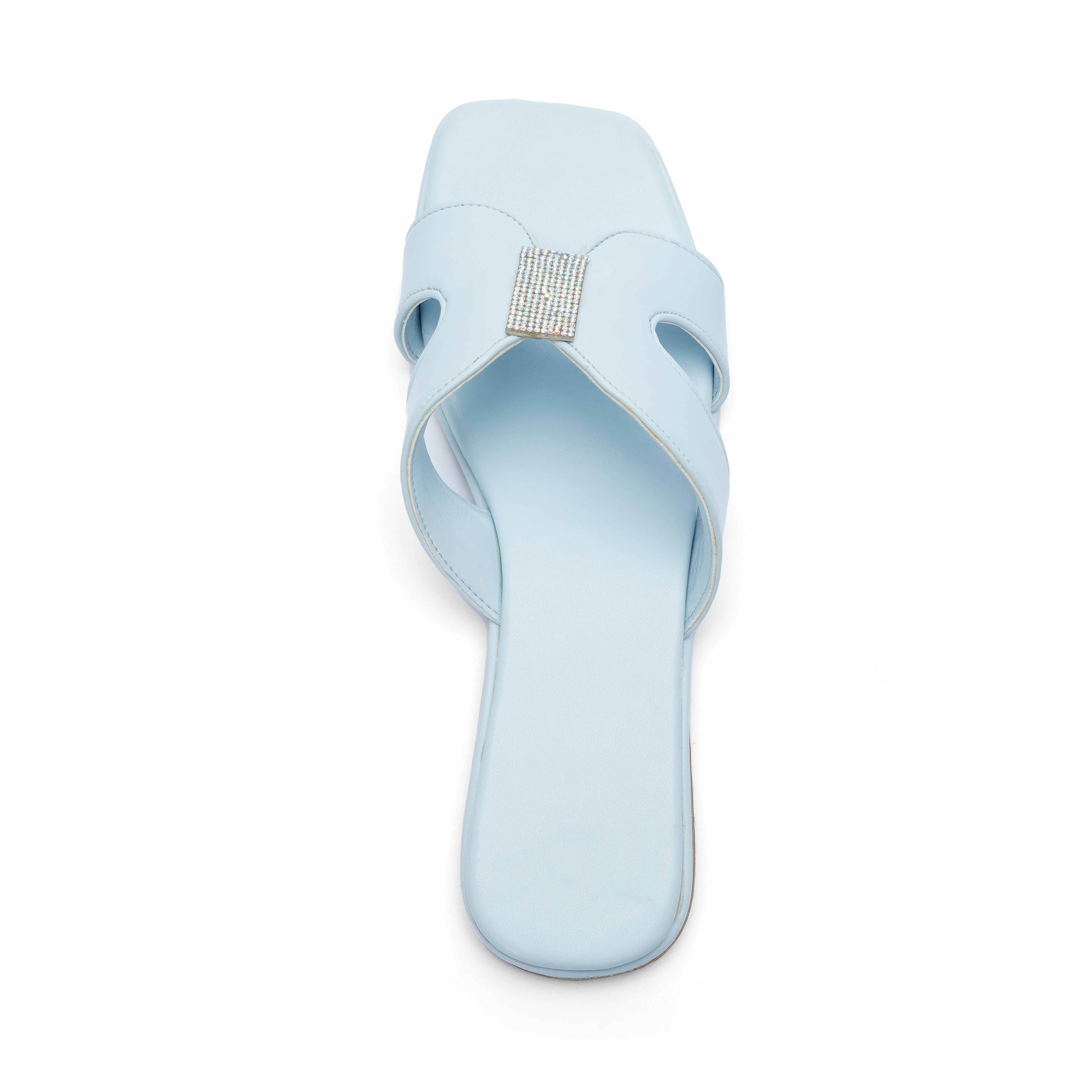 Hermes Ice Double Sole Chappal | Blue