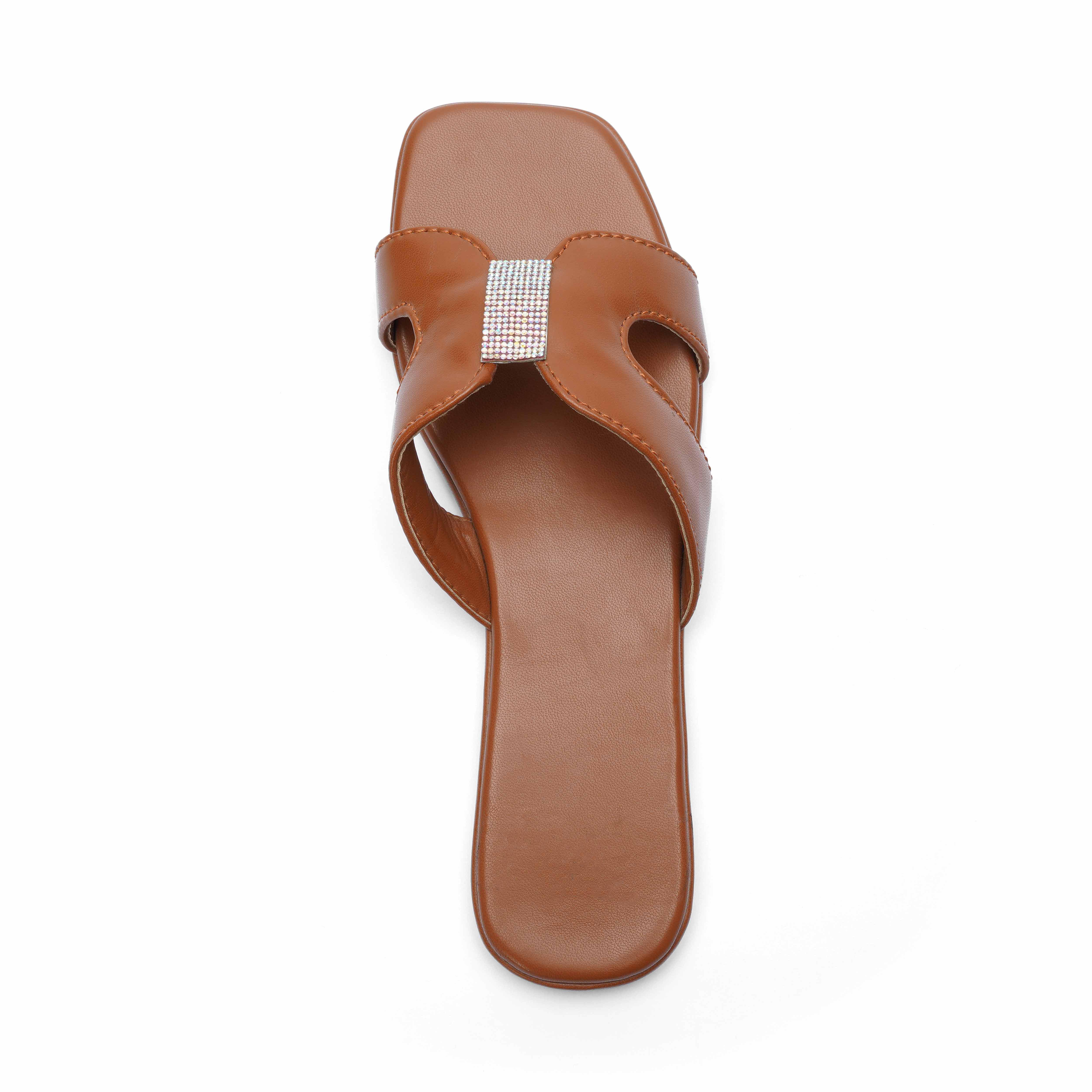 Hermes Doble Sole Chappal | Brown