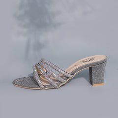 Kyra Grey Block Heel