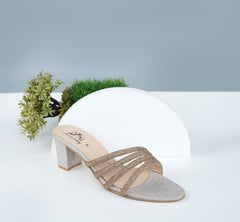Kyra Golden Block Heel