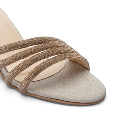 Kyra Peach Block Heel