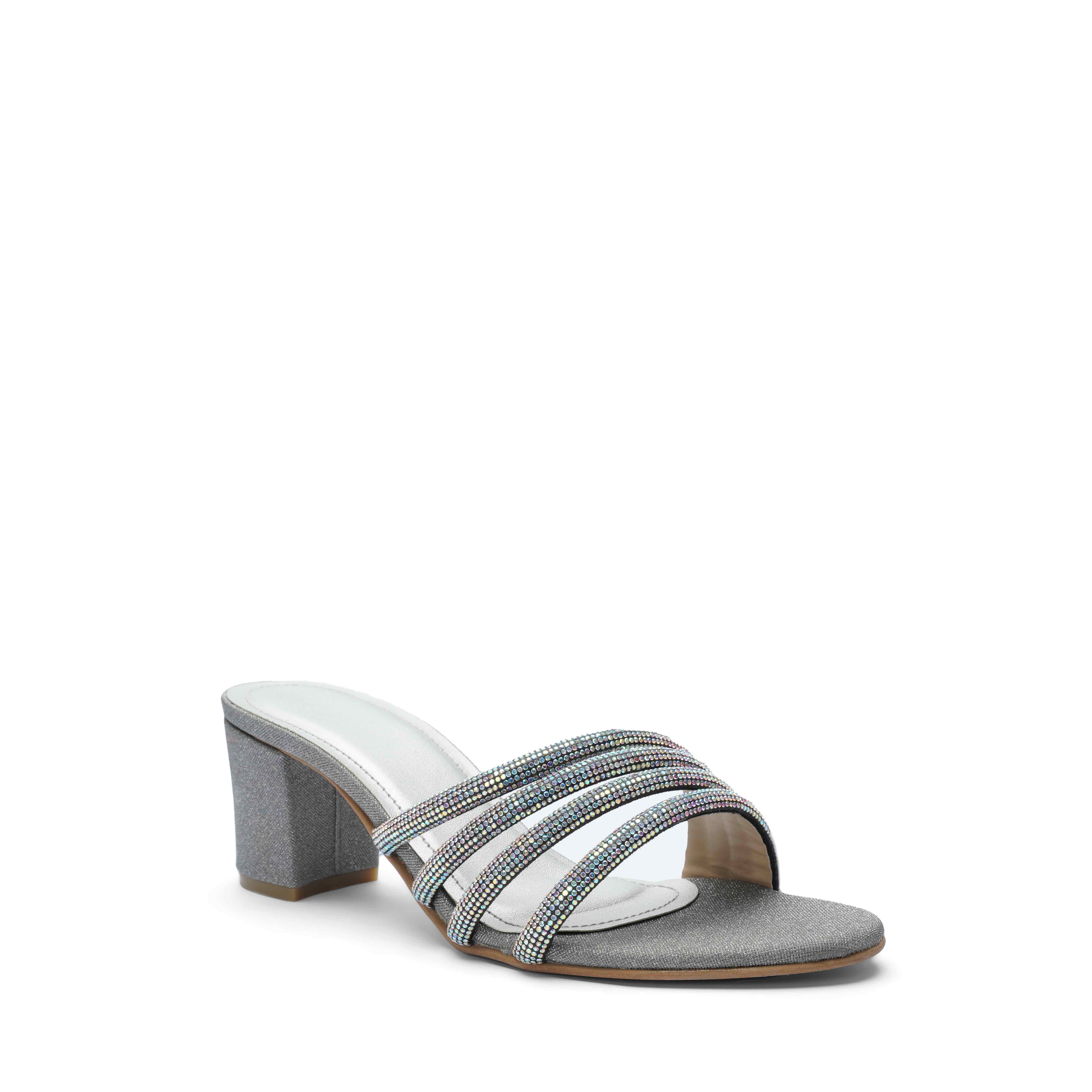 Kyra Block Heel | Grey