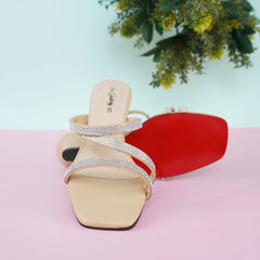 Zigzag Chain Embalish Bed_Heel Golden