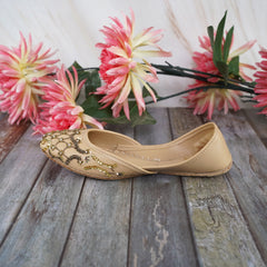Desert embellished khussa