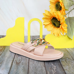 Buckle slides Pink