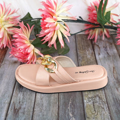 Buckle slides Pink