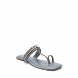 Pommy Kolhapuri Chappal | Gray