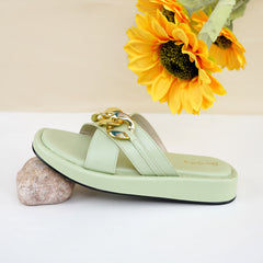 Buckle slides Mint Green