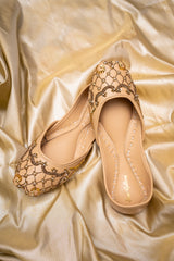Desert embellished khussa
